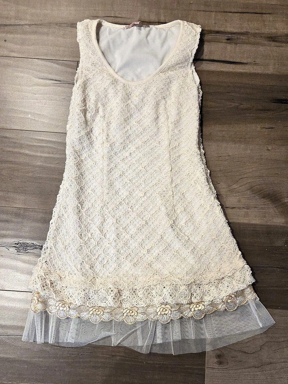 Cream/White Lace Dress